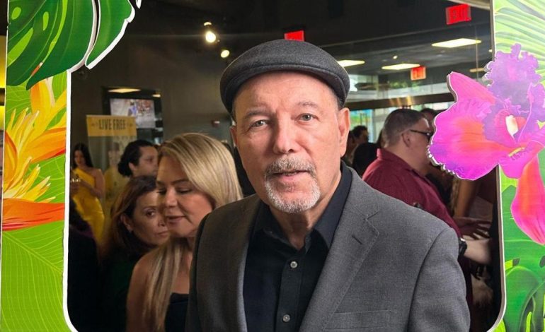 Rubén Blades asistió a la presentación