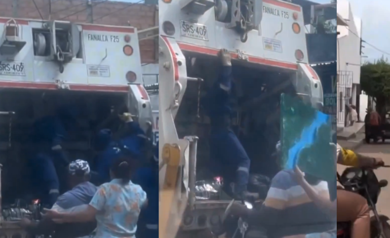  La angustia de una madre por rescatar un modelo de escuela que el camión de basura tomó un error

 – En un click