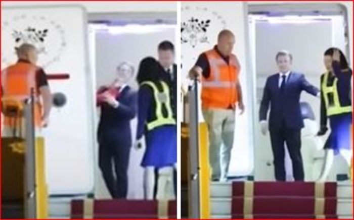  La bofetada de Macron y su esposa a su llegada a Vietnam

 – En un click