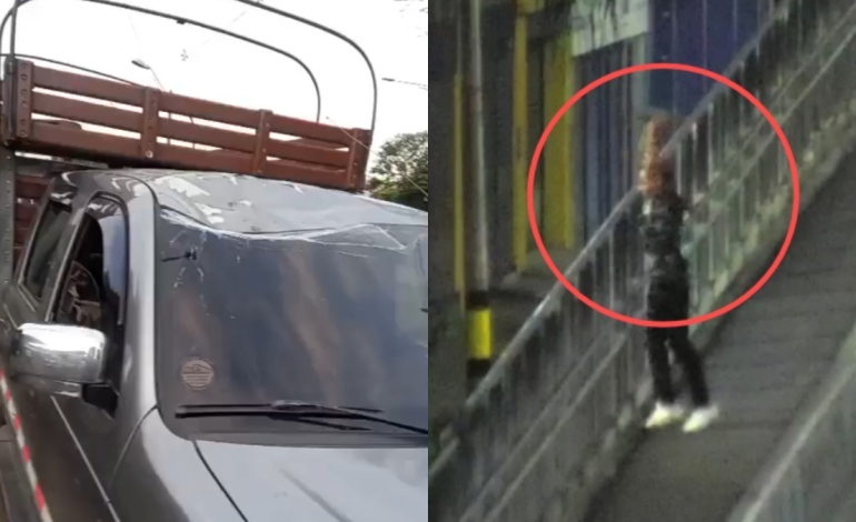  Capturaron a la persona responsable de arrojar una gran roca a un auto en movimiento desde un puente en Medellín

 – En un click