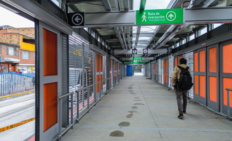 Servicio nuevamente disfruta de la estación Socorro de la transmilio