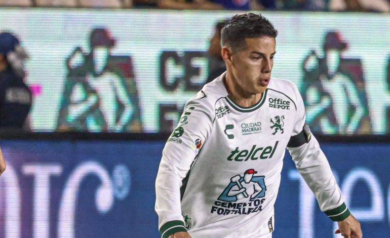  James Rodríguez asustó al entrenador de León