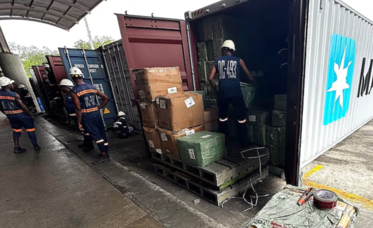Se incautan en la mercancía de contrabando de Buenaventura por más de $ 5,000 millones de Panamá