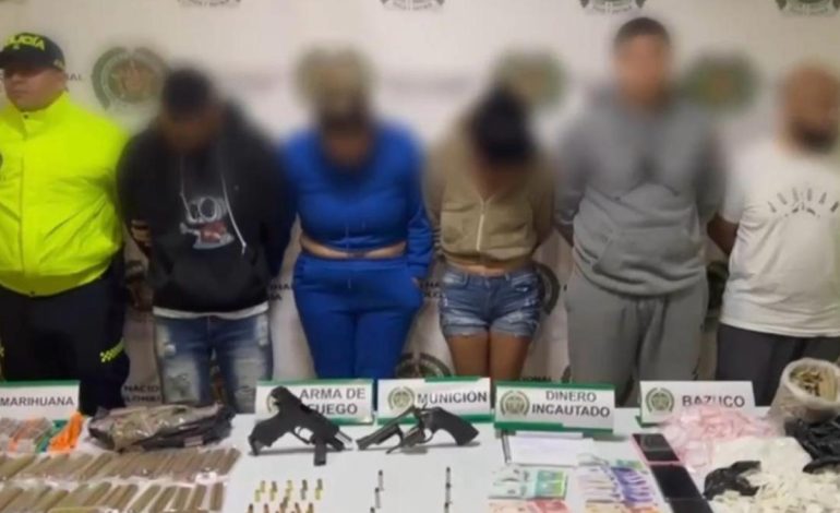 Seis capturas y más de 9,000 dosis incautadas en funcionamiento contra el microtraficeo en el vecindario antioquia