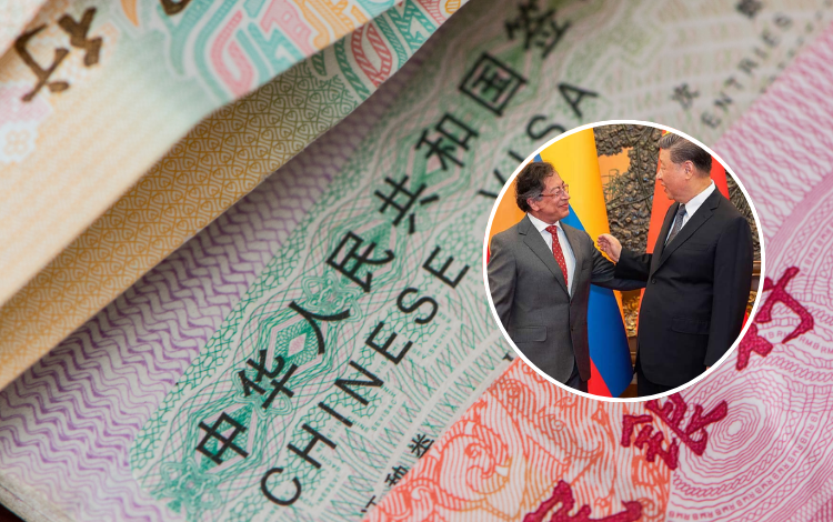  Los chinos negaron la visa a pesar de una visita de petro –