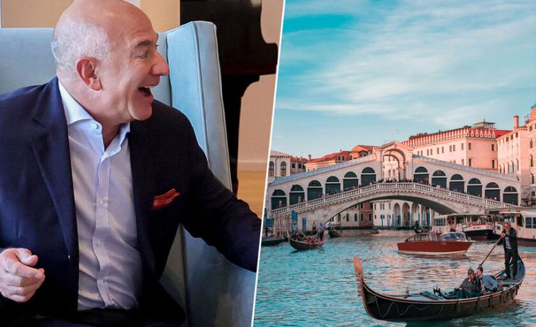  Venecia ha estado luchando contra hordas turísticas durante años. La boda de Jeff Bezos ha llenado la paciencia de sus residentes

 – En un click