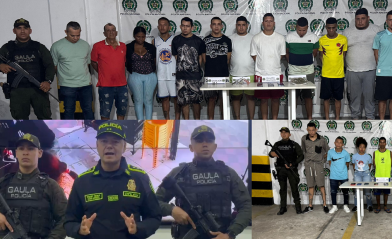  21 capturados que manejaron hasta $ 30 millones por semana por extorsión

 – En un click