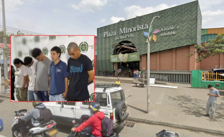  El coordinador de extorsión cayó en el sector de la plaza minorista de Medellín

 – En un click