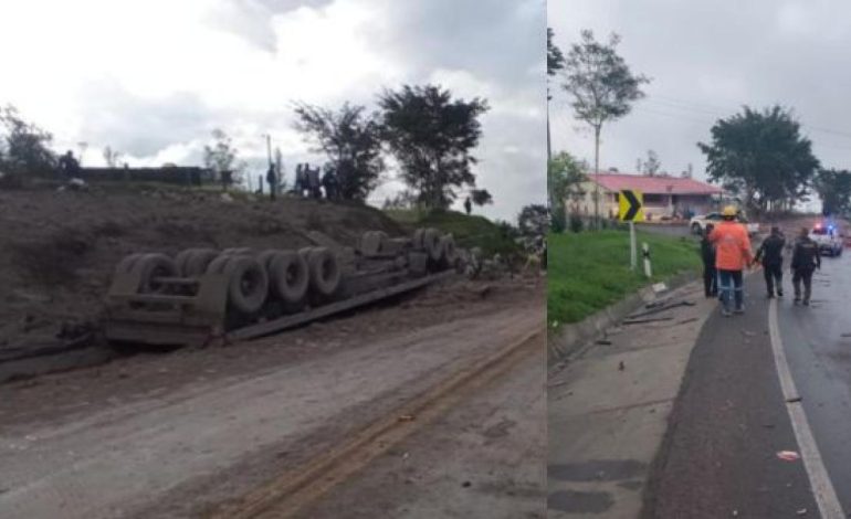  Accidente grave en la llanura por camión cargado de camiones volcando; Trancon se registra por el cierre total

 – En un click