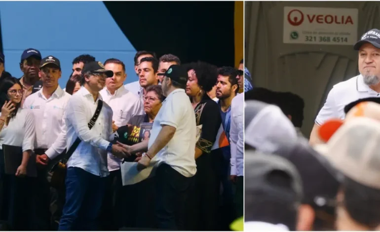 Esta fue la aparición de los líderes de la Junta de Paz de Itagüí en el caso del presidente Petro a Medellín
– En un click