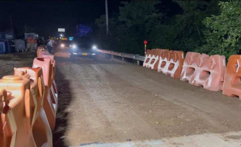  El camino de Cartagena -Barranquilla con pasaje alternativo en el puente Juan de Acosta permite un carril doble

 – En un click
