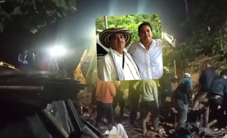  Eran los esposos que murieron enterrados en un deslizamiento de tierra en Huila; Sus dos hijos sobrevivieron

 – En un click