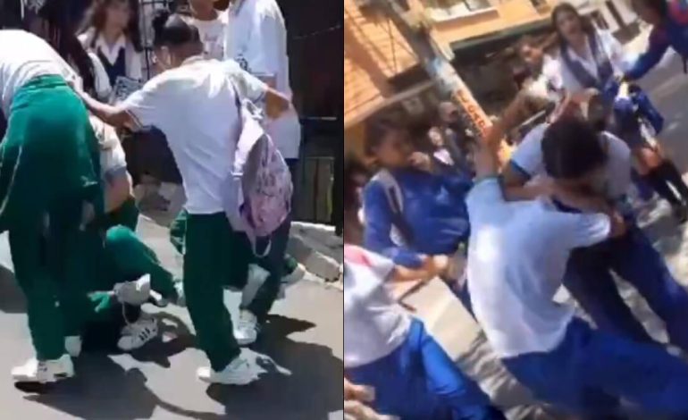  Los jóvenes de Medellín estarían poniendo citas en las áreas circundantes a las escuelas para enfrentar armas blancas

 – En un click