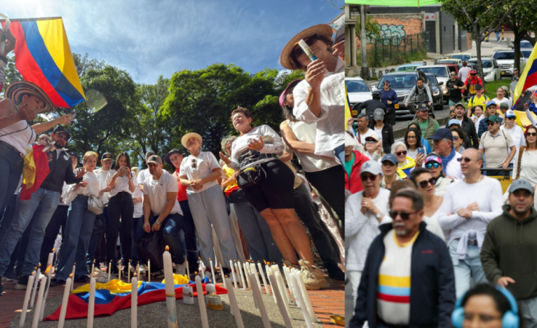  Marches y Vellatón en la Clínica Santa Fe en Bogotá y otras áreas del país después del ataque contra Miguel Uribe

 – En un click