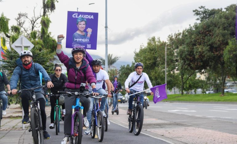  Claudia López persiste su movimiento con el nombre de materiales imparables y comienza una colección de firmas que apoyan su candidatura

 – En un click