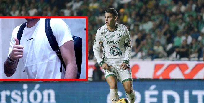  James tomó una referencia para el arco de Bogotá para Club León

 – En un click
