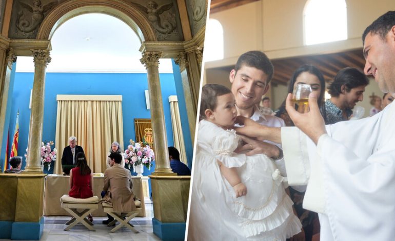  En España, los bautizos cristianos están en caída libre. Hay quienes han encontrado un sustituto: los bautismos civiles

 – En un click