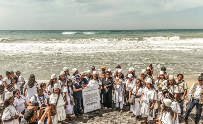  Pueblo Arhuaco recupera salida ancestral de la sierra al mar tras un largo litigio para recuperar ‘la linea negra’ – En un click