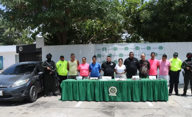 Se incautaron alrededor de 12 millones de pesos en efectivo
– En un click