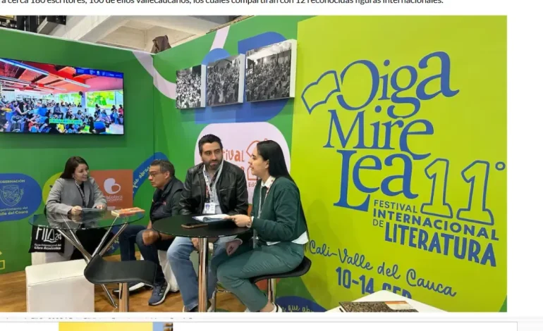  Se esperan 20,000 visitantes en el Valle del Cauca; Llegarán 12 escritores internacionales

 – En un click
