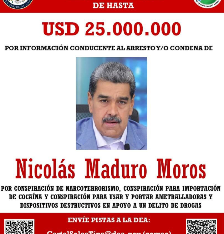  ¿Realmente estás buscando la DEA a Nicolás Maduro? – 

 – En un click