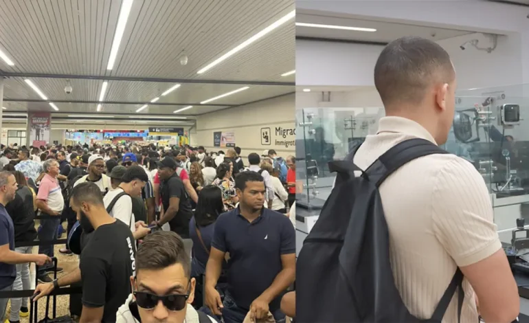 Quejas de migración por filas de hasta 6 horas en el aeropuerto de Rionegro
– En un click