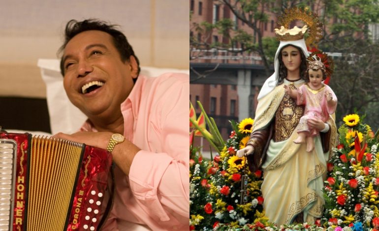  Las canciones Diomedes Díaz dedicadas a Virgen del Carmen; Hay más de cinco – 

 – En un click