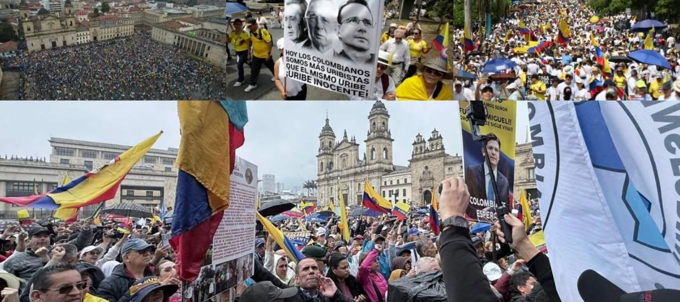 En Bogotá, la movilización comenzó después de las 9:00 am en el Parque Nacional.