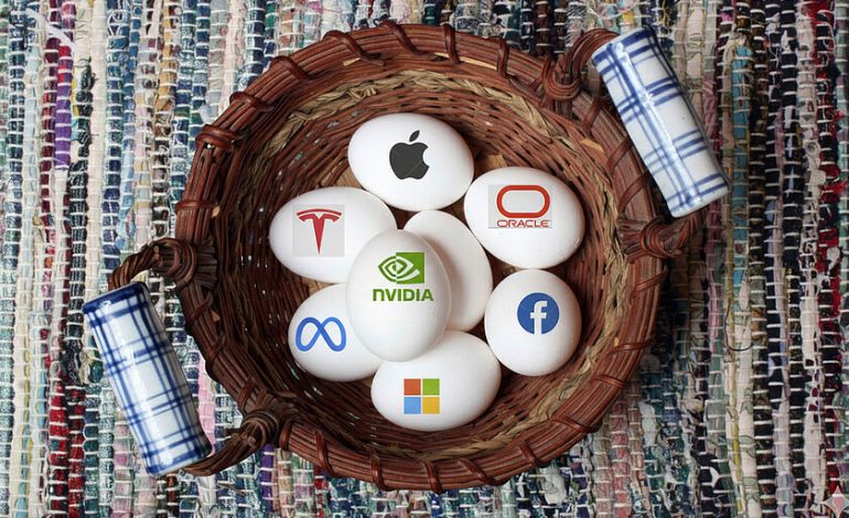  Nvidia se ha convertido en la compañía más importante del mundo. Su problema es que tiene todos los huevos en la misma canasta.

 – En un click