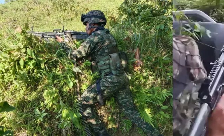 Tres soldados heridos dejaron confrontación armada en Uramita

 – En un click
