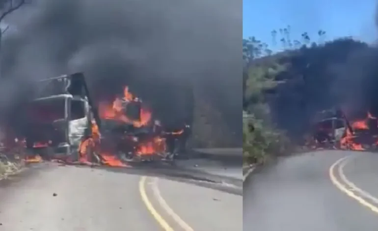  Investigan la quema de camiones, aparentemente de las tiendas D1, en Anorí, Antioquia; Eln sería el principal sospechoso

 – En un click