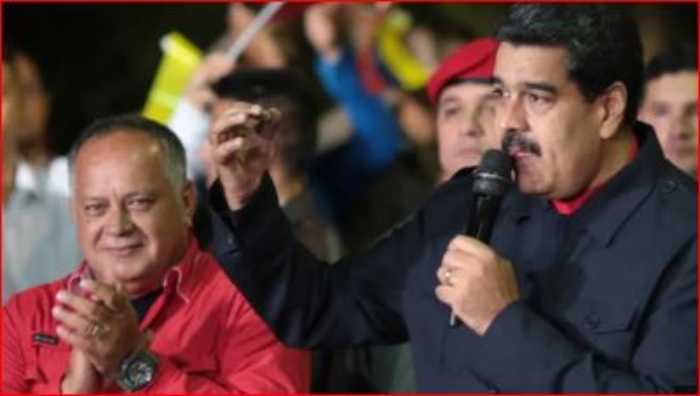  Diosdado Cabelos defendió a Maduro y envió con los Estados Unidos.

 – En un click