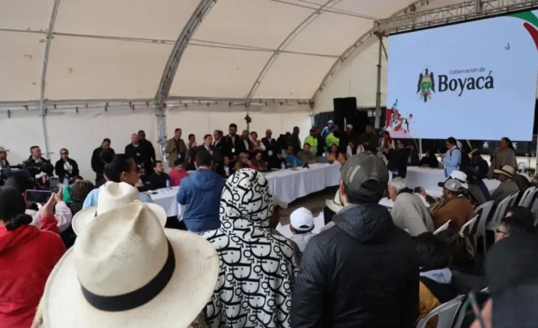  The details of the commitments between the National Government and Parameros in Boyacá after the lifting of unemployment and road blockages
 – En un click