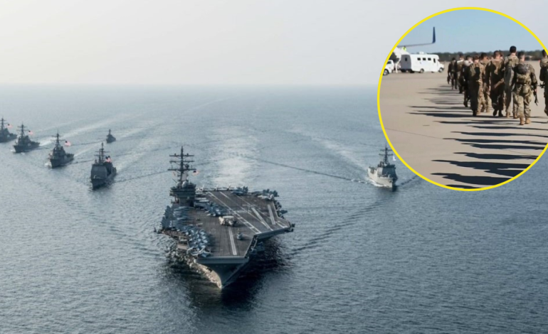  Estados Unidos muestra su mayor fuerza militar en el Caribe desde la invasión de Panamá – 

 – En un click
