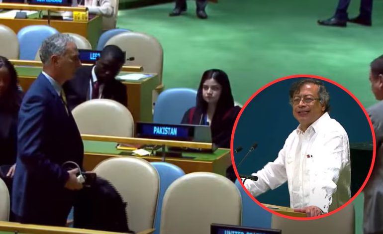La delegación estadounidense abandonó la ONU durante el discurso de Petro en Nueva York – 

 – En un click