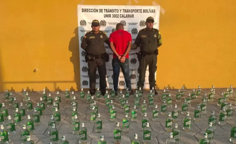  La policía toma 260 botellas de licor de contrabando en Bolívar, valoradas en $ 14.5 millones, cuando se iban a distribuir en el Mompox Festijazz

 – En un click