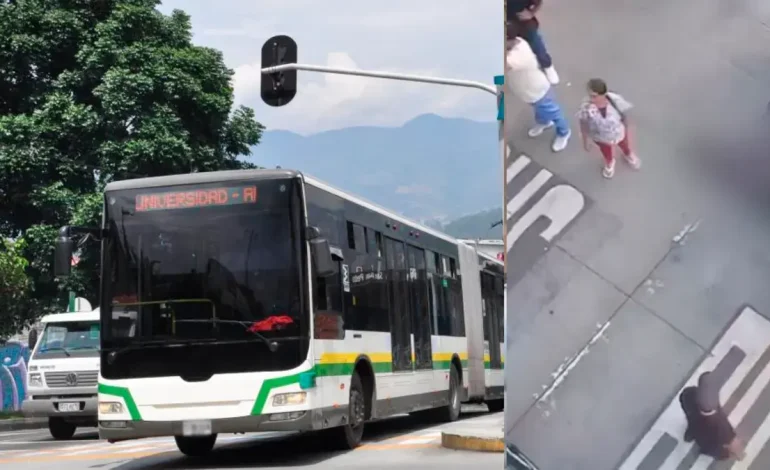  El conductor de Metroplus abrumó una calle dos veces

 – En un click