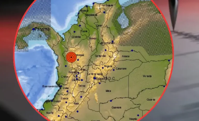  El terremoto de magnitud 4.6 se registró en Urrao, Antioquia, en la tarde de este domingo 21 de septiembre

 – En un click