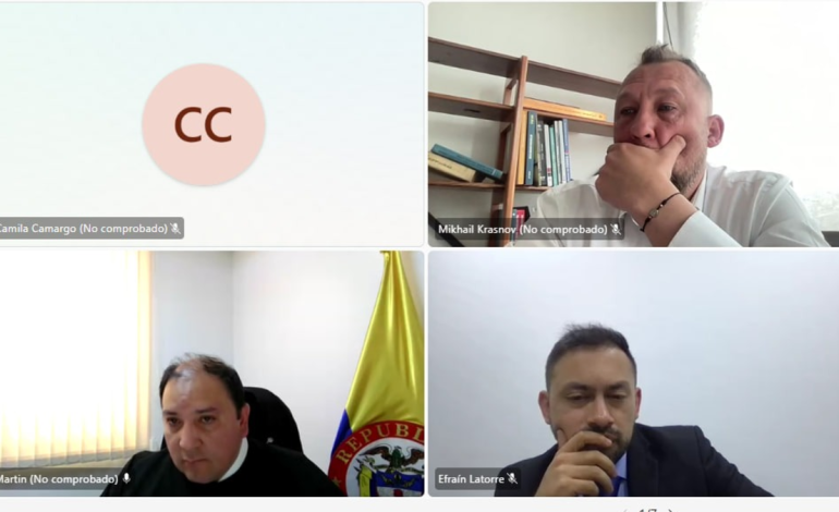 La imputación de cargos contra el alcalde de Tunja, Mikhail Krasnov, por interés indebido en la conclusión de contratos y amenazas a los testigos

 – En un click