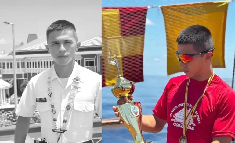  Así fue y recuerda a Julián Condía, Grumete de la Navy, quien murió después de caer del barco Gloria en Barranquilla: se graduó en diciembre

 – En un click