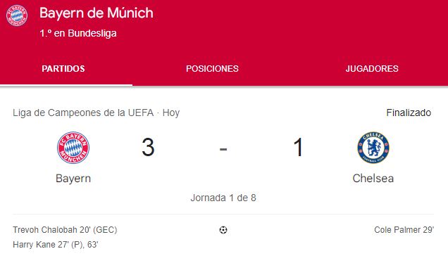  El Bayern de Múnich domina Chelsea 3-1 en el exceso de campeones; Luis Díaz se nota – 

 – En un click