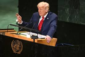 Discurso de Trump en la Asamblea General de la ONU – 

 – En un click