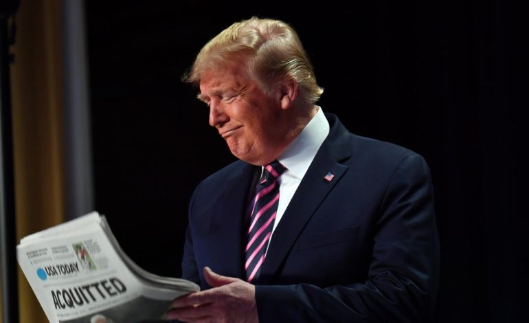 Trump intensifica su ofensiva judicial contra la prensa: demanda al New York Times por difamación –
– En un click
