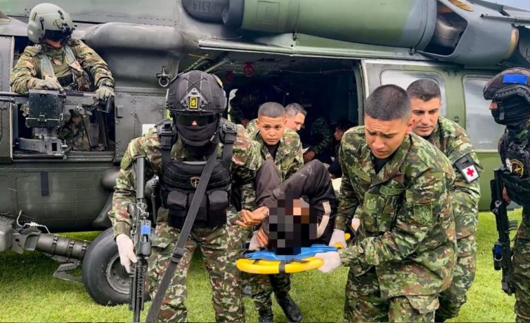 El trabajo del ejército en Antioquia resulta en dos disparos y tres víctimas en la pelea

 – En un click