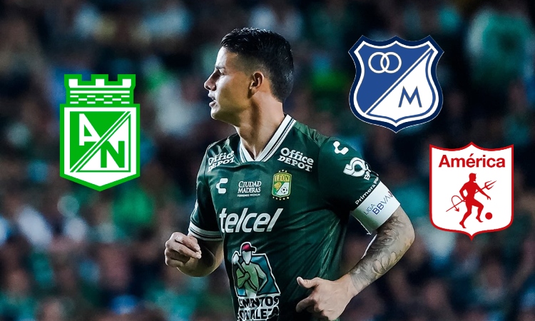 James Rodríguez acabaría con el sueño de Nacional y Millonarios

 – En un click