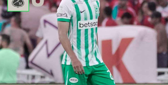 Juan José Arias, baja de Nacional en el partido ante Pasto
– En un click