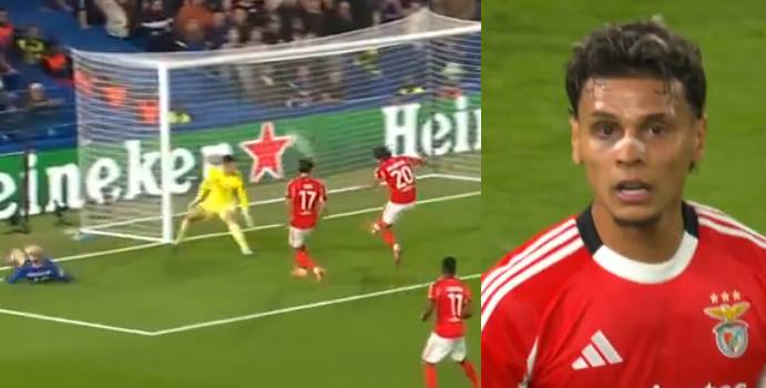 Richard Ríos hizo Autogol en el partido del Benfica contra Chelsea

 – En un click