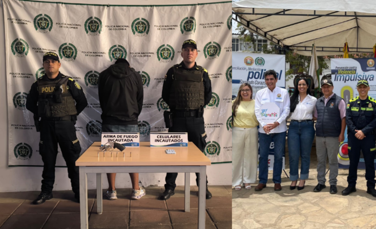 Tres capturados por microtráfico y portación de armas; Policía activa jornadas de conciliación en Santander
– En un click