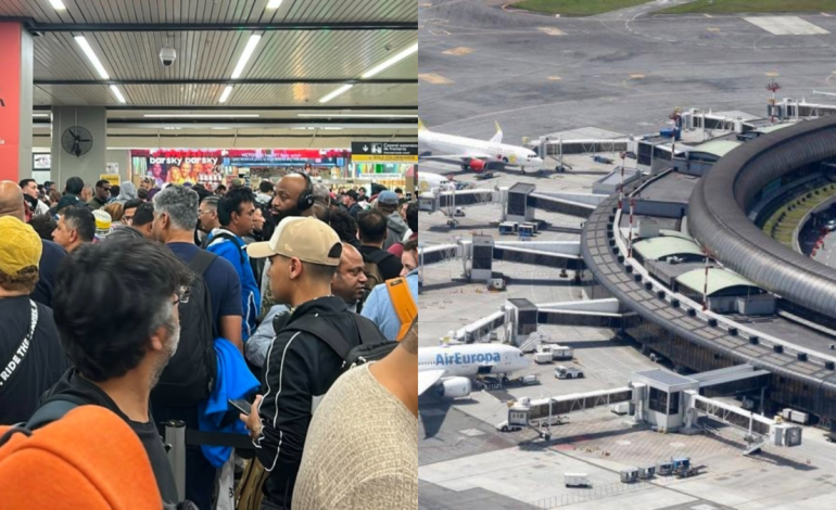 ¿A Medellín solo viajan hombres? Las figuras detrás de la polémica fotografía en la terminal de entrada del aeropuerto José María Córdova de Rionegro

 – En un click