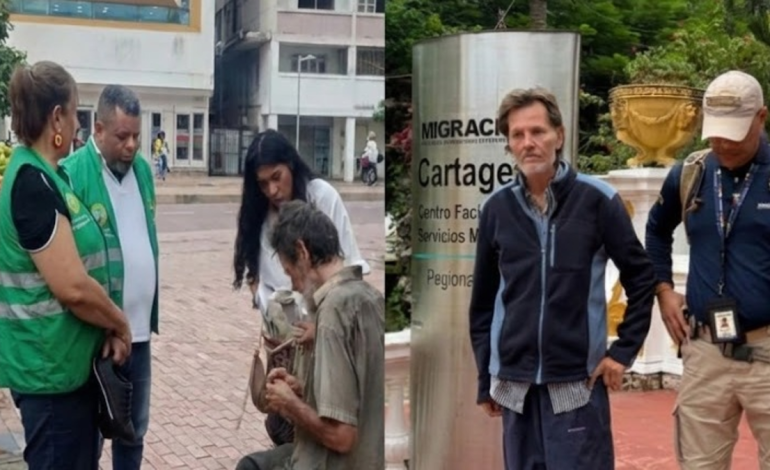 Así rescataron a un habitante de la calle de nacionalidad suiza, quien luego fue enviado en un vuelo comercial a su país de origen.

 – En un click